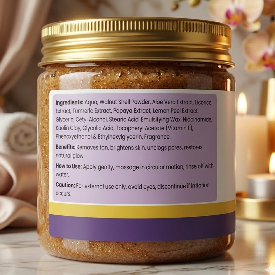 Glowgenic De-Tan Exfoliating Body Scrub